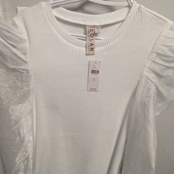 DOLAN by anthropologie puff sleeve top - Picture 6 of 7